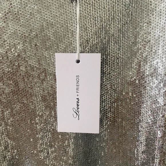 NWT Lovers and Friends Revolve Leslie Sequin Mini Dress Size Large - Picture 7 of 8